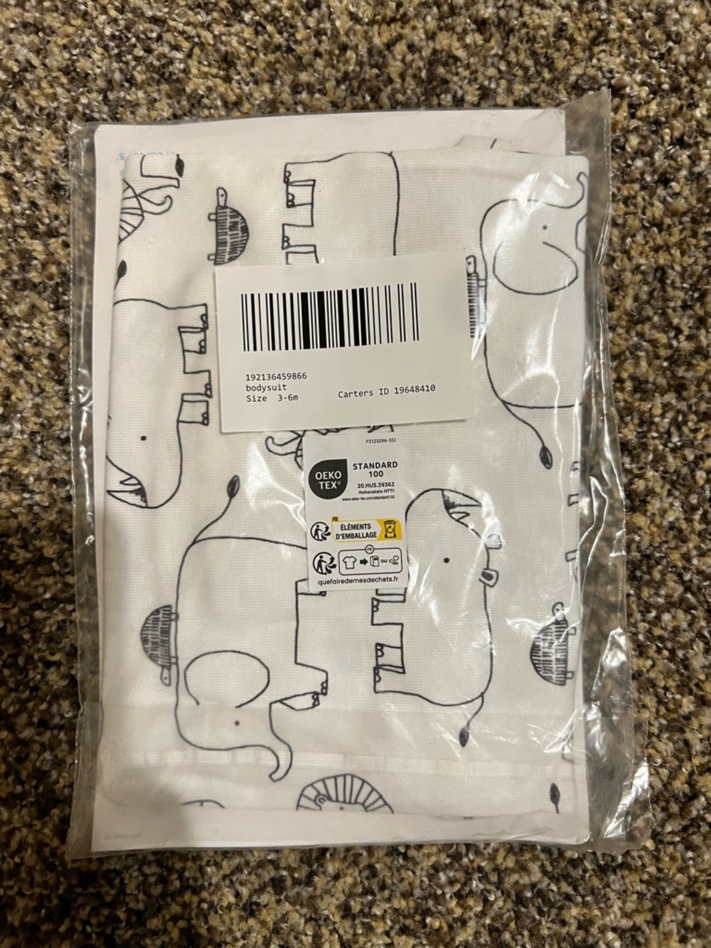 Carters bodysuit